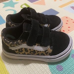 Toddler leopard comfy Cush Vans